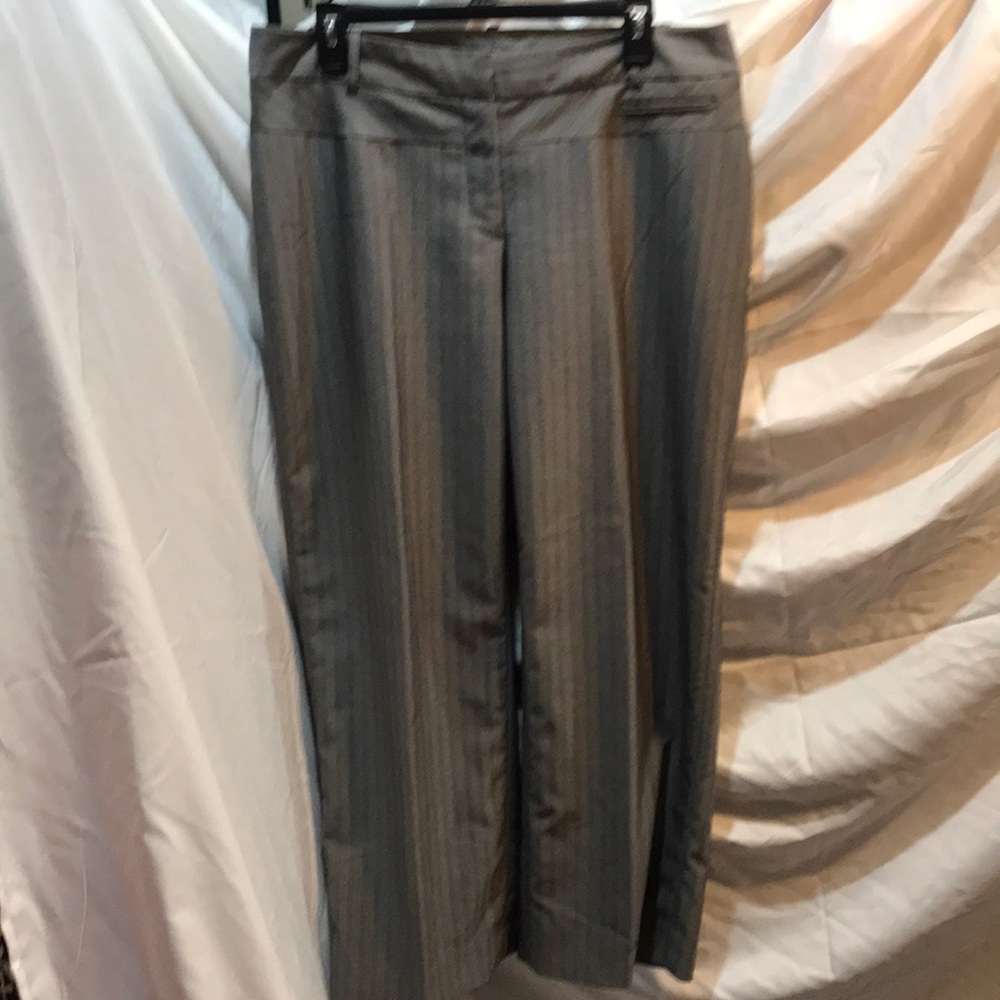 Tone on tone striped slacks